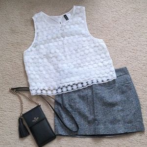 White top with gorgeous pattern